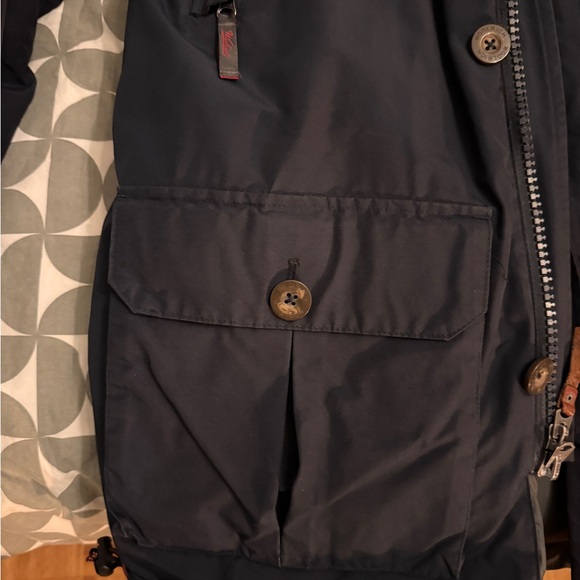Woolrich Navy Blue Parka with Fur Hood - Picture 7 of 13